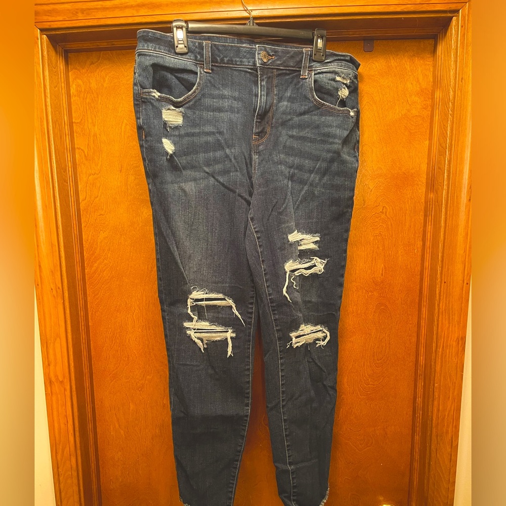 💕 • Maurice’s • High-Rise Distressed Denim Jeggings | XL - XLONG